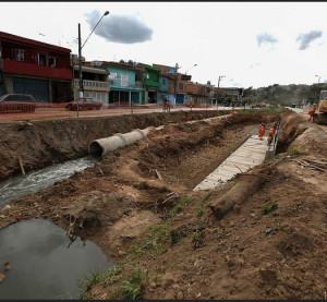 Córrego do Baronesa recebe canalizacao