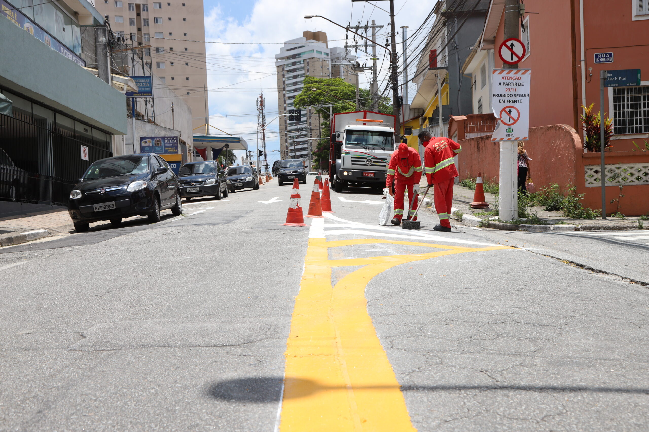 Parte da Rua Machado de Assis tem alteração de tráfego