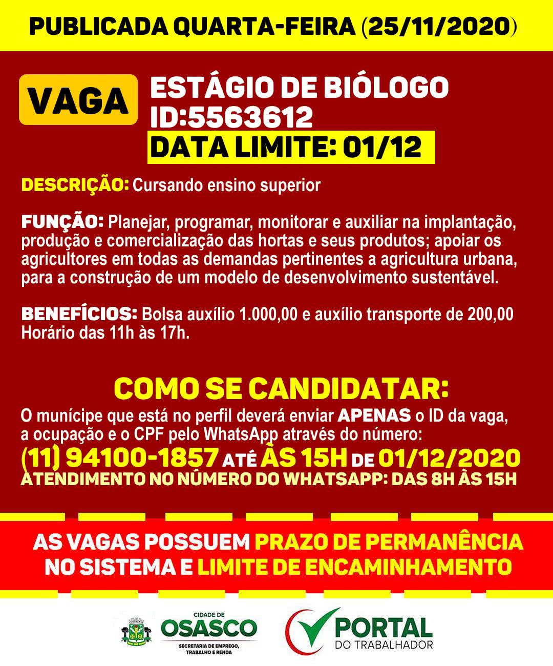 Vagas de emprego em Osasco