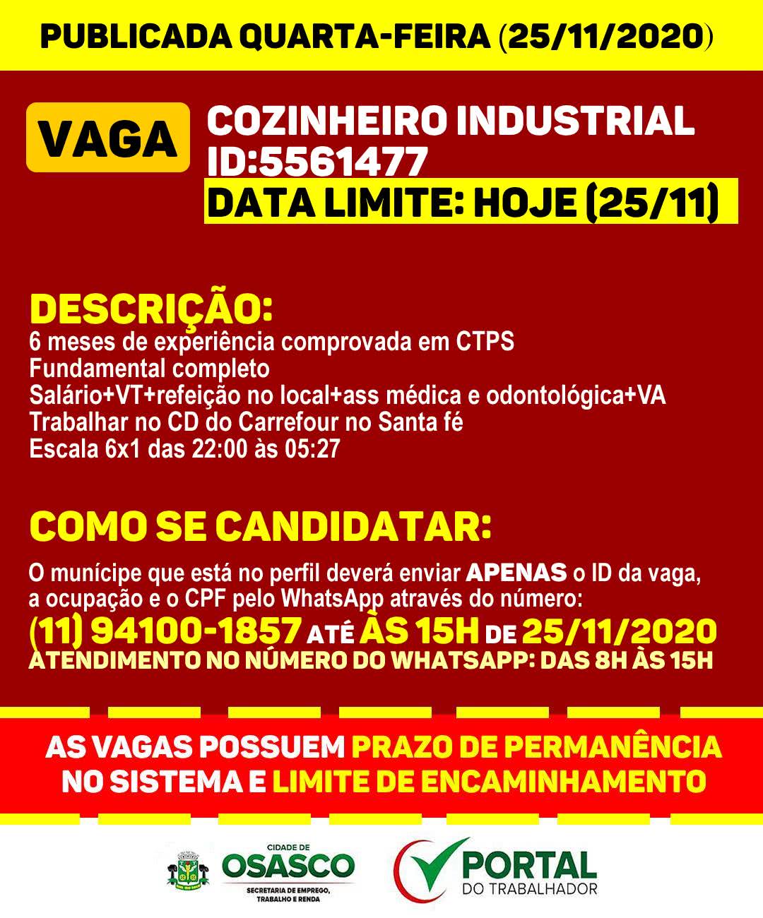 Vagas de emprego em Osasco