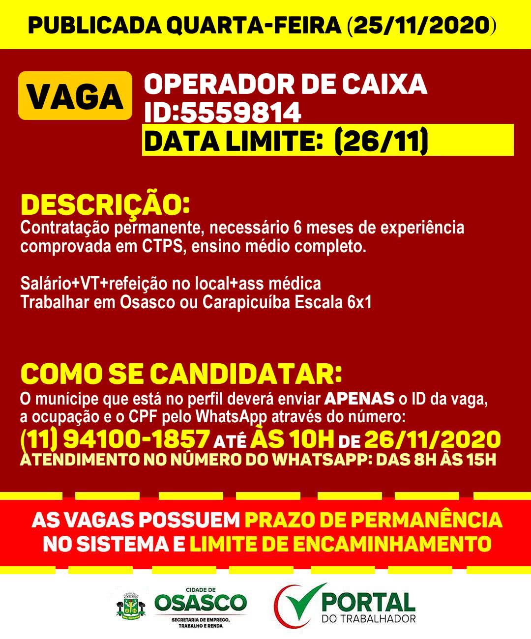 Vagas de emprego em Osasco