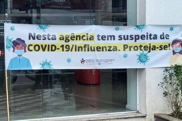 Agências bancárias em Osasco e São Paulo fecham após casos de covid-19