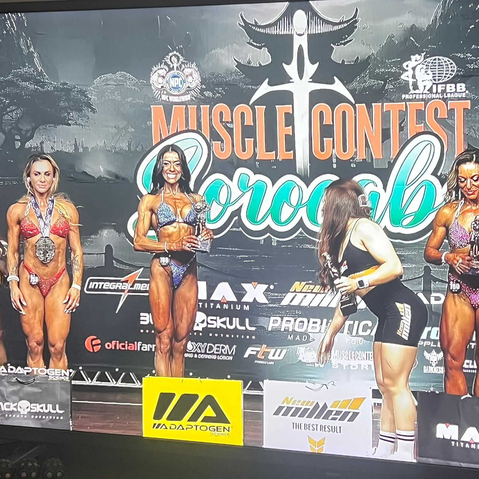 Núbia Pimentel Prudêncio Conquista 2º Lugar no Muscle Contest Sorocaba